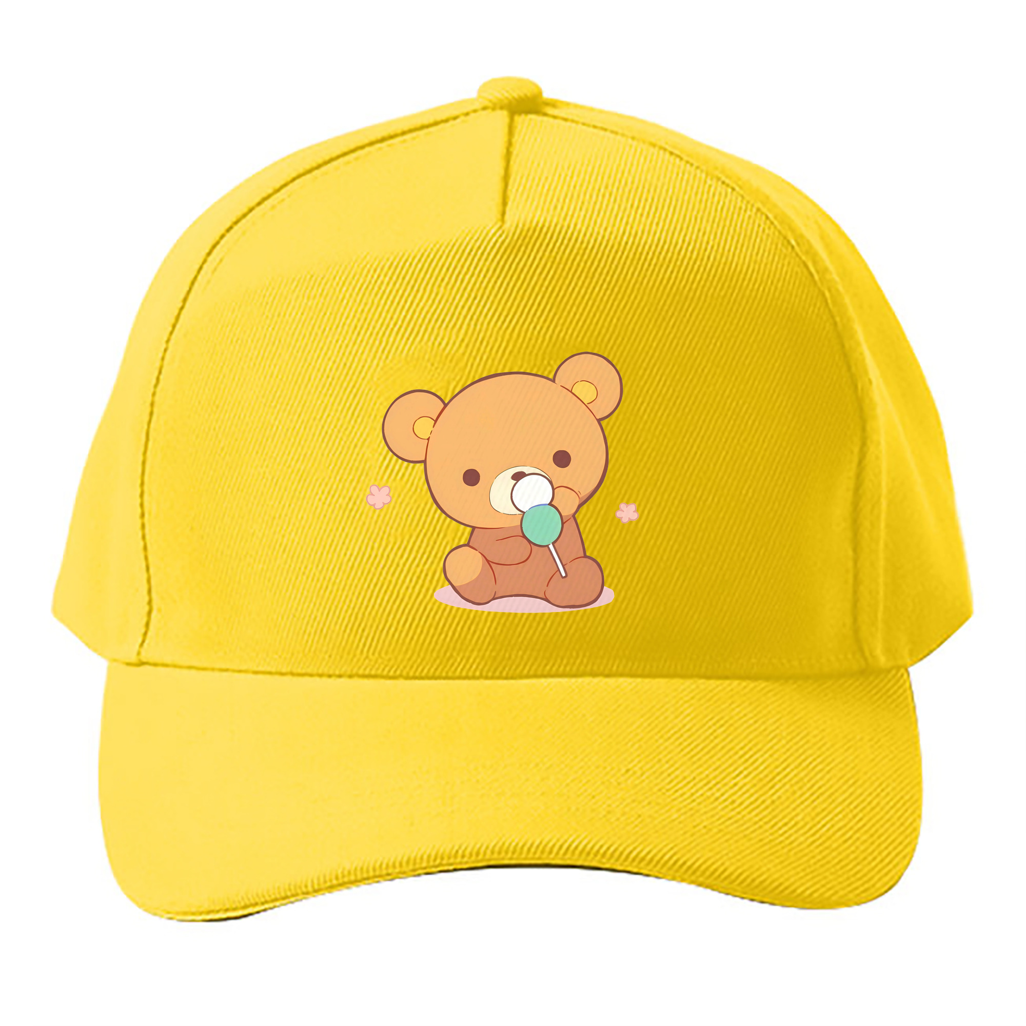 （画像用） リラックマ リラックマ キイロイトリ Rilakkuma Korilakkuma Kiiroitori ベースボールキャップ 綿100％ 男女兼用 帽子 スポーツ